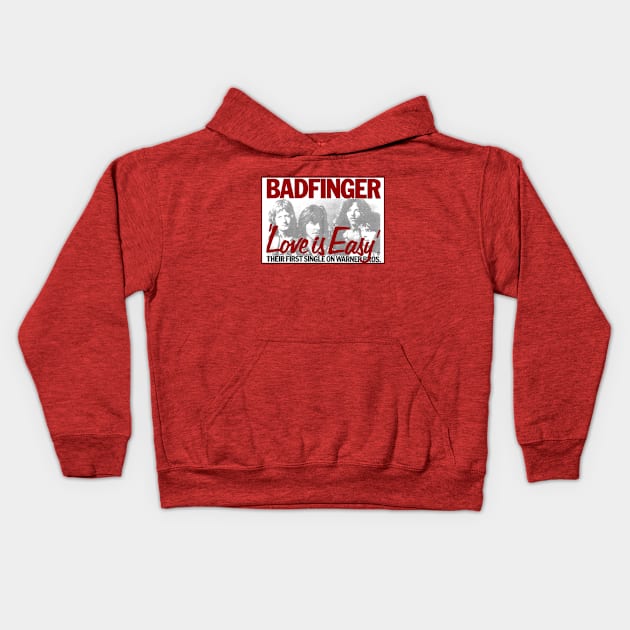 Badfinger (Red) Kids Hoodie by Vandalay Industries